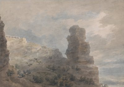 A View from the Inn at Terracina by John Robert Cozens
